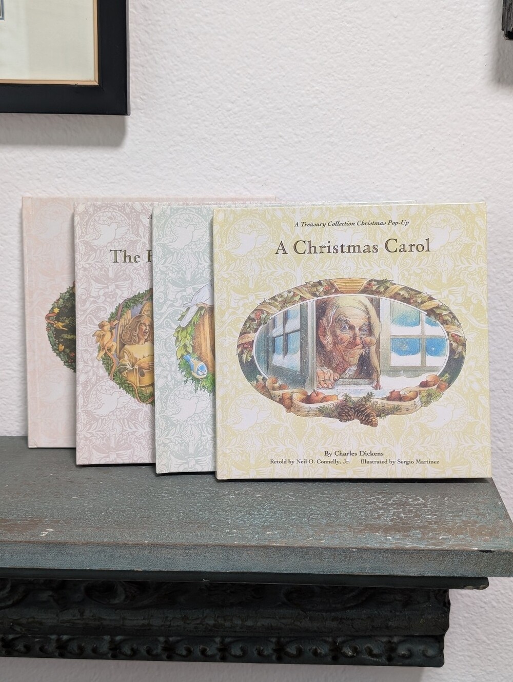 4 Holiday Christmas Pop-Up Books: Nutcracker, Hark!, Child is Born, Xmas Carol